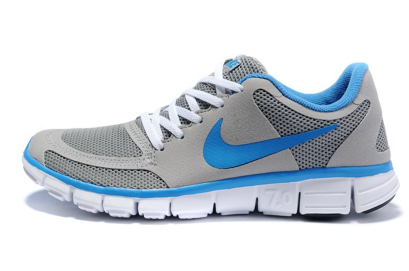 Nike Free 7.0 V2 Mens Running Shoes Grey Blue